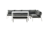 Dalia Hoekloungeset - Wit - Loungesets - Rebellenclub
