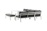 Dalia Hoekloungeset - Wit - Loungesets - Rebellenclub