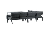 Dalia Hoekloungeset - Zwart - Loungesets - Rebellenclub