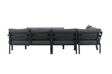 Dalia Hoekloungeset - Zwart - Loungesets - Rebellenclub