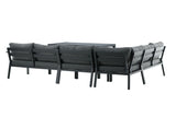 Dalia Hoekloungeset - Zwart - Loungesets - Rebellenclub
