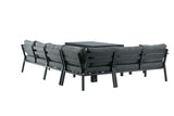 Dalia Hoekloungeset - Zwart - Loungesets - Rebellenclub
