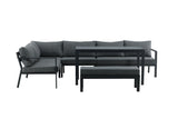 Dalia Hoekloungeset - Zwart - Loungesets - Rebellenclub