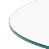 Circe Salontafel - ø80 cm - Transparant Glas