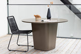 Echo Tuintafel - ø120cm - Bruin - Ronde Eetkamertafels - Rebellenclub
