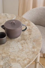 Alva Bartafel - ø80 cm - Marmerlook