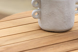 Ellix Tuintafel - ø65cm - Naturel Hout - Bistrotafels - Rebellenclub