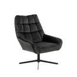 Fauteuil Brylle Fluweel - Bruingrijs - Fauteuils - Rebellenclub