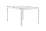 Ferna Tuintafel - 150 x 90cm - Wit - Rechthoekige Eetkamertafels - Rebellenclub