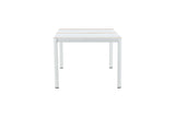 Ferna Tuintafel - 200 x 100cm - Wit - Rechthoekige Eetkamertafels - Rebellenclub