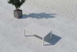 Festa Buiten Salontafel - 120 x 70 cm - Beige  - Tuin Salontafels - Rebellenclub