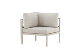 Festa Loungebank Module Hoekstuk - Beige  - Loungesets - Rebellenclub
