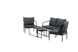 Flow Hoekloungeset - Zwart - Loungesets - Rebellenclub