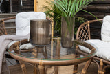 Fresco Loungeset - Walnoot Rattan  - Loungesets - Rebellenclub