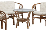 Fresco Loungeset - Walnoot Rattan  - Loungesets - Rebellenclub