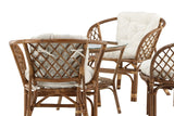 Fresco Loungeset - Walnoot Rattan  - Loungesets - Rebellenclub