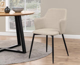 Eetkamerstoel Ringe - Set van 2 - Beige - Eetkamerstoelen - Rebellenclub