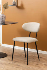 Eetkamerstoel Forshaga - Set van 2 - Beige - Eetkamerstoelen - Rebellenclub