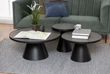 Salontafel Leeds Rond S Ø45 cm - Zwart Keramiek - Salontafels - Rebellenclub