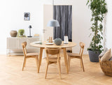 Eetkamertafel Roskilde rond - Eiken Ø140CM - Eetkamertafels - Rebellenclub