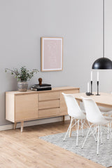 Tarnaby Eetkamertafel - Licht Eiken 150x80 cm - Eetkamertafels - Rebellenclub