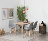 Tarnaby Eetkamertafel - Licht Eiken 150x80 cm - Eetkamertafels - Rebellenclub