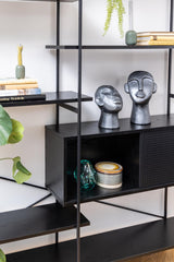 Wandkast Aarhus - Zwart - Boekenkasten - Rebellenclub