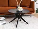 Salontafel Glasgow Rond Ø80cm - Zwart - Salontafels - Rebellenclub