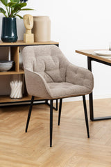 Eetkamerstoel Harstad - Set van 2 - Beige - Eetkamerstoelen - Rebellenclub
