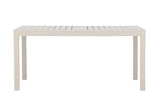 Grano Tuintafel - 160 x 100 cm - Beige - Rechthoekige Tuintafels - Rebellenclub