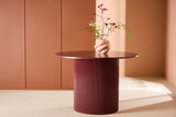 Graus Eetkamertafel - ø110 cm - Bordeauxrood - Eetkamertafels - Rebellenclub