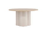Grenaa Salontafel - ⌀80cm - Whitewash