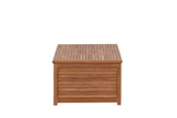Halon Kussen Opbergbox - 130 x 70cm - Naturel Hout - Opbergbox kussens - Rebellenclub