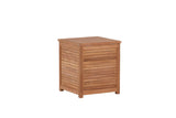 Halon Kussen Opbergbox - 53 x 53cm - Naturel Hout - Opbergbox kussens - Rebellenclub