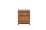 Halon Kussen Opbergbox - 53 x 53cm - Naturel Hout - Opbergbox kussens - Rebellenclub