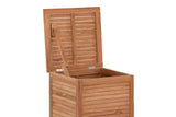 Halon Kussen Opbergbox - 53 x 53cm - Naturel Hout - Opbergbox kussens - Rebellenclub