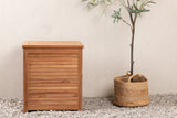 Halon Kussen Opbergbox - 53 x 53cm - Naturel Hout - Opbergbox kussens - Rebellenclub