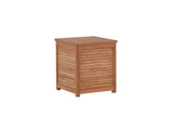 Halon Kussen Opbergbox - 53 x 53cm - Naturel Hout - Opbergbox kussens - Rebellenclub