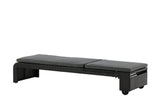 Haven Tuin Ligbed - Zwart - Ligstoelen - Rebellenclub