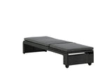 Haven Tuin Ligbed - Zwart - Ligstoelen - Rebellenclub