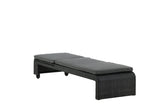 Haven Tuin Ligbed - Zwart - Ligstoelen - Rebellenclub