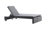 Haven Tweepersoons Tuin Ligbed - Zwart - Ligstoelen - Rebellenclub