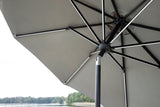 Holly Parasol - ø240cm - Grijs - Parasols - Rebellenclub