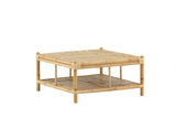 Hydra Buiten Salontafel -  90 x 90cm - Naturel Bamboe - Salontafels - Rebellenclub