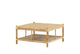 Hydra Buiten Salontafel -  90 x 90cm - Naturel Bamboe - Salontafels - Rebellenclub