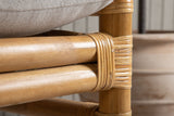 Hydra Loungestoel - Naturel Bamboe - Tuinstoelen - Rebellenclub