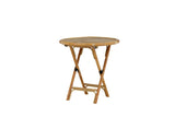 Hydra Tuintafel - ø80cm - Naturel Bamboe - Bistrotafels - Rebellenclub