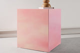 Ibi Salontafel - 40x40cm - Roze - - Rebellenclub