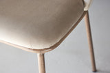 Ika Eetkamerstoel - Set van 2 - Beige Velours - Eetkamerstoelen - Rebellenclub