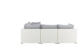 Indra Hoekloungeset - Wit - Loungesets - Rebellenclub